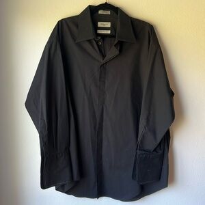 Claiborne Lux Long Sleeve Button Down Shirt Size XL